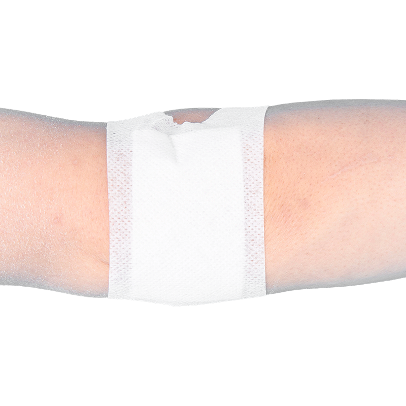 Anatomical Silicone Adhesive Dressing with Cotton Island