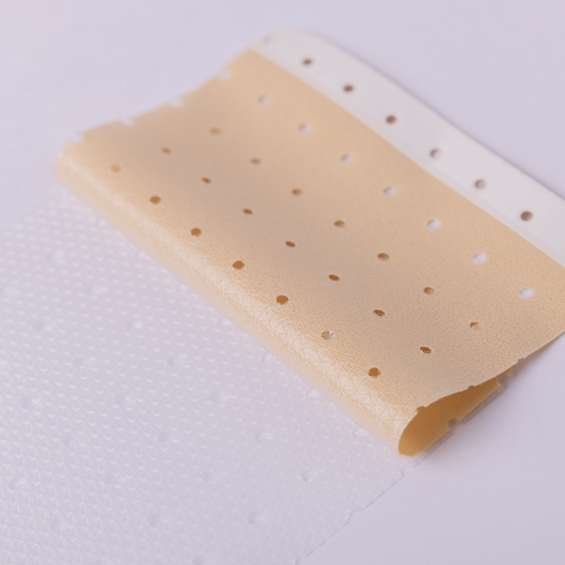 Perforated Elastic Fabric Silicone Patch