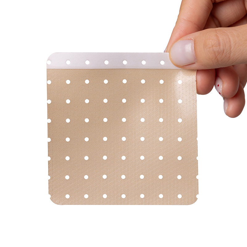 Perforated Elastic Fabric Silicone Patch