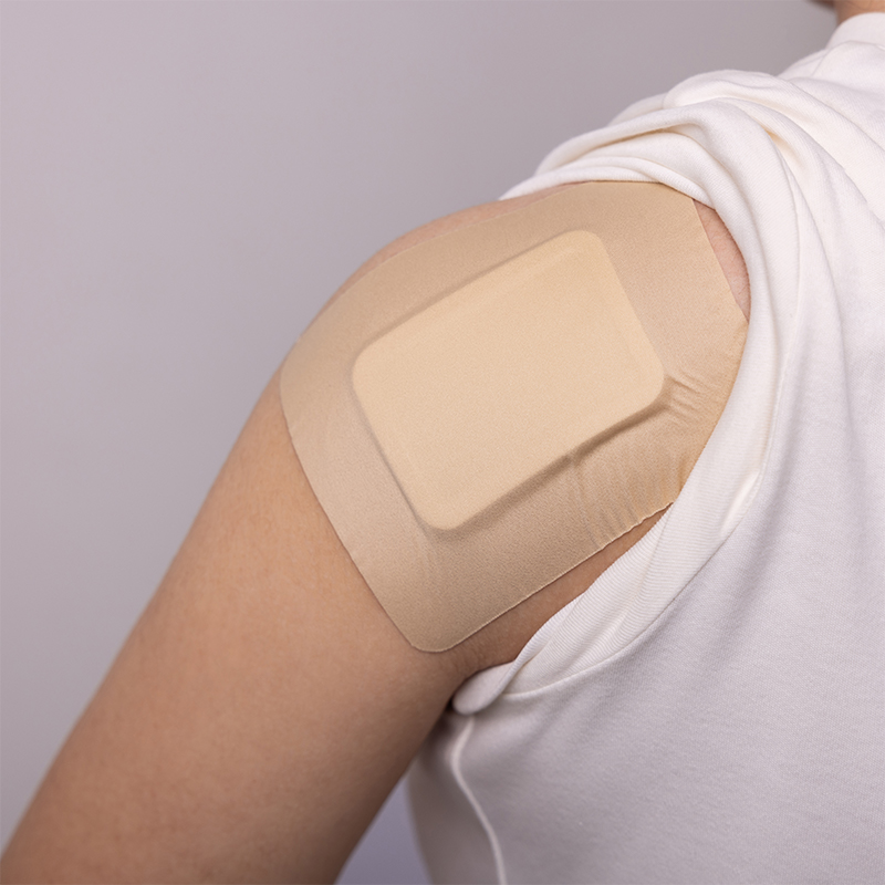 Silicone Elastic Fabric TCM Acupoint Patch (Sqaure)