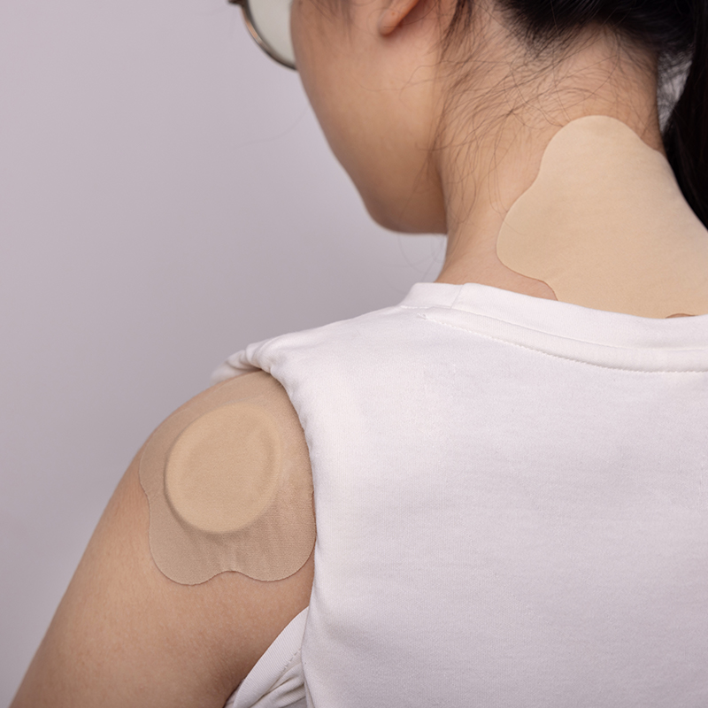 Silicone Elastic Fabric TCM Acupoint Patch (Flower-Shaped)